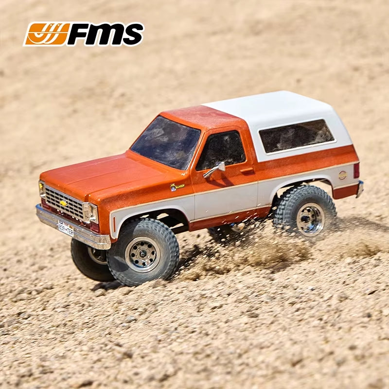 Fms 1:24 K5 Blazer Retro Simulation Pickup Truck Model Rc Climbing Car Remote Control Car Model Dual Speed Off-Road Vehicle Toy