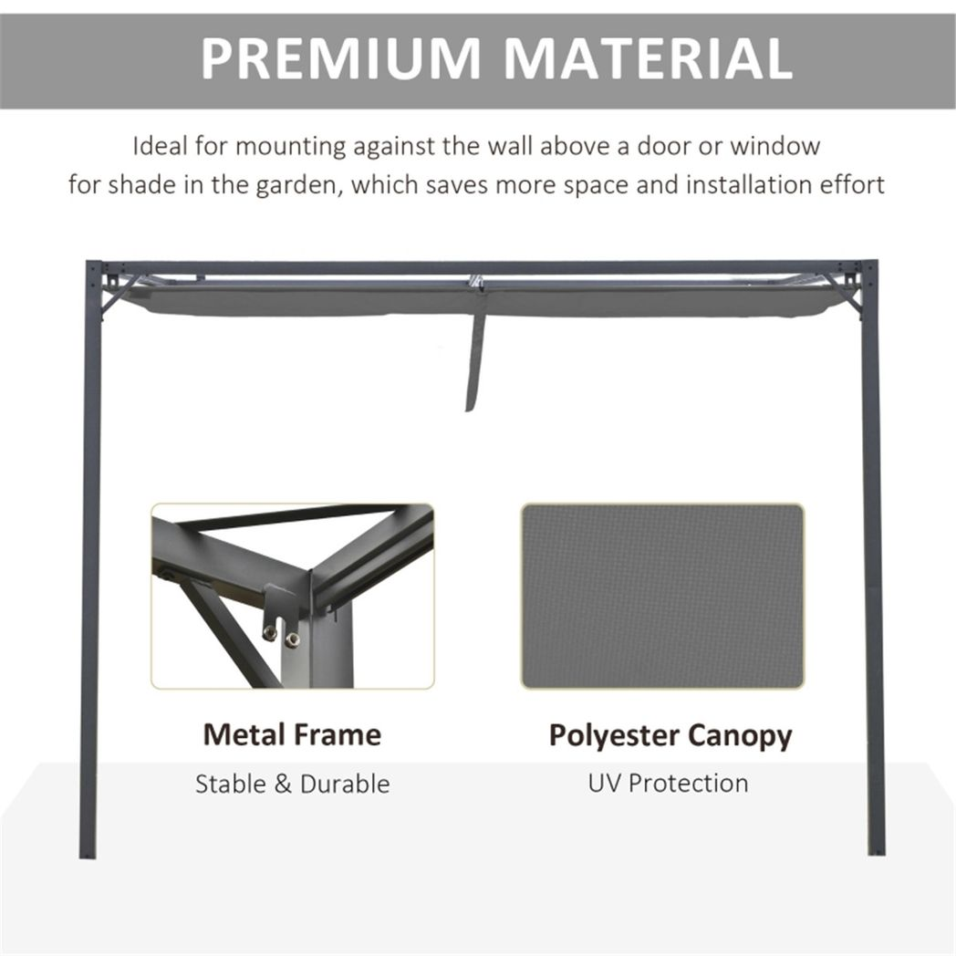 Versatile Pergola with Retractable Canopy - Expand Your Outdoor Oasis
