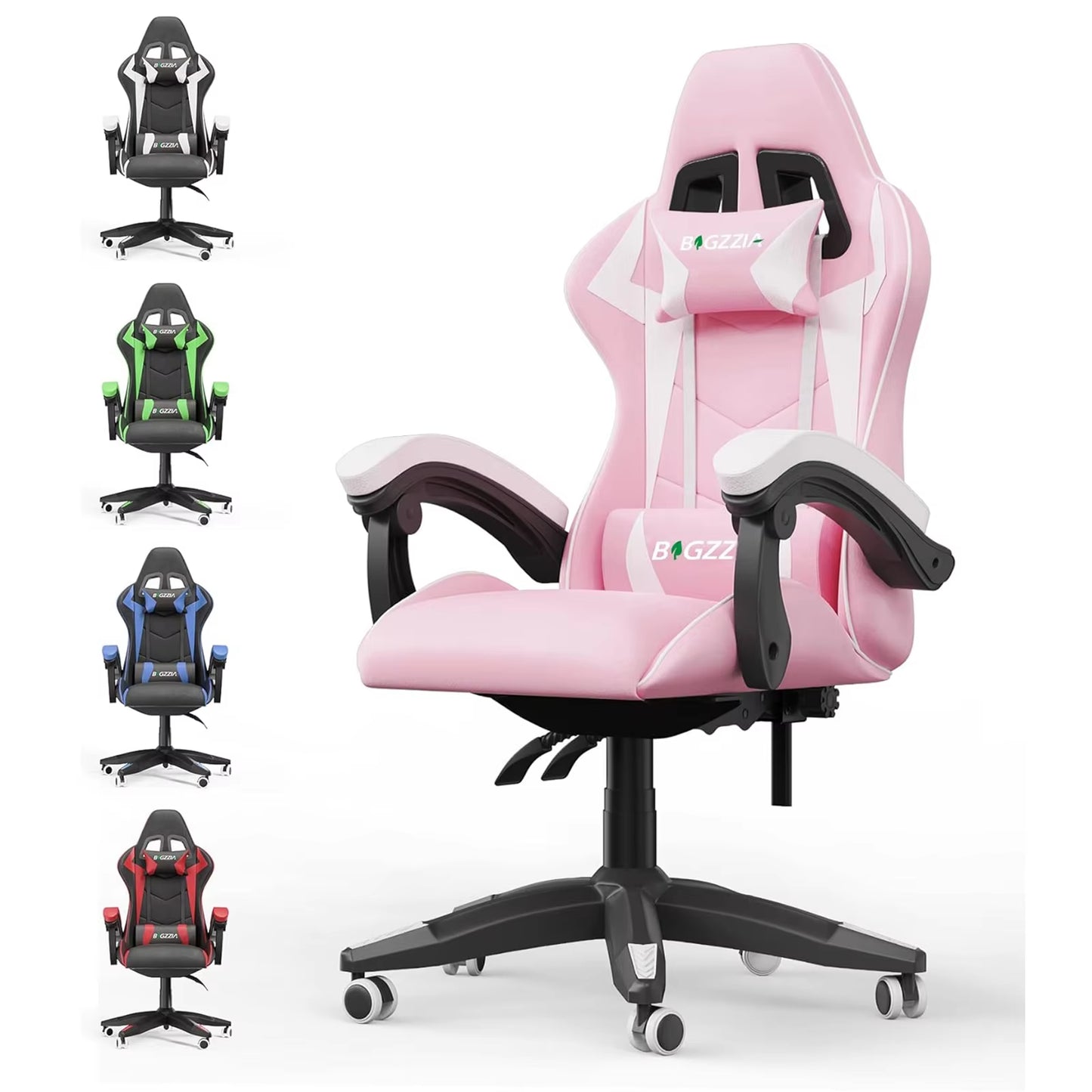 Revolutionary Ergonomic Gaming Chair with Lumbar Support & Headrest - Ideal for Gamers and Office Professionals!