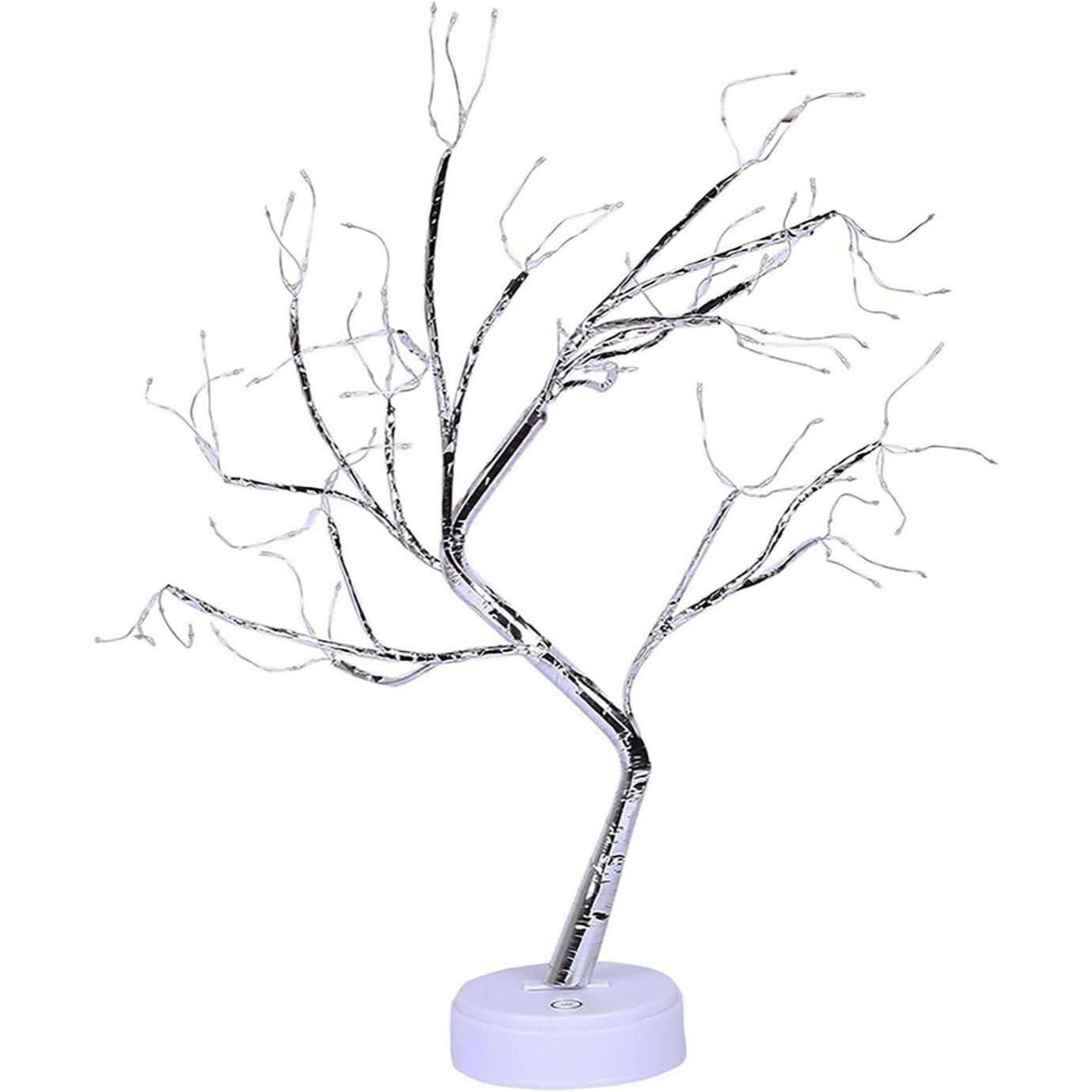 50cm Twig Lamp With 108 LEDs - Warm White Cool White Multicolour Birch USB/Battery Operated Tabletop Bonsai Wire Tree