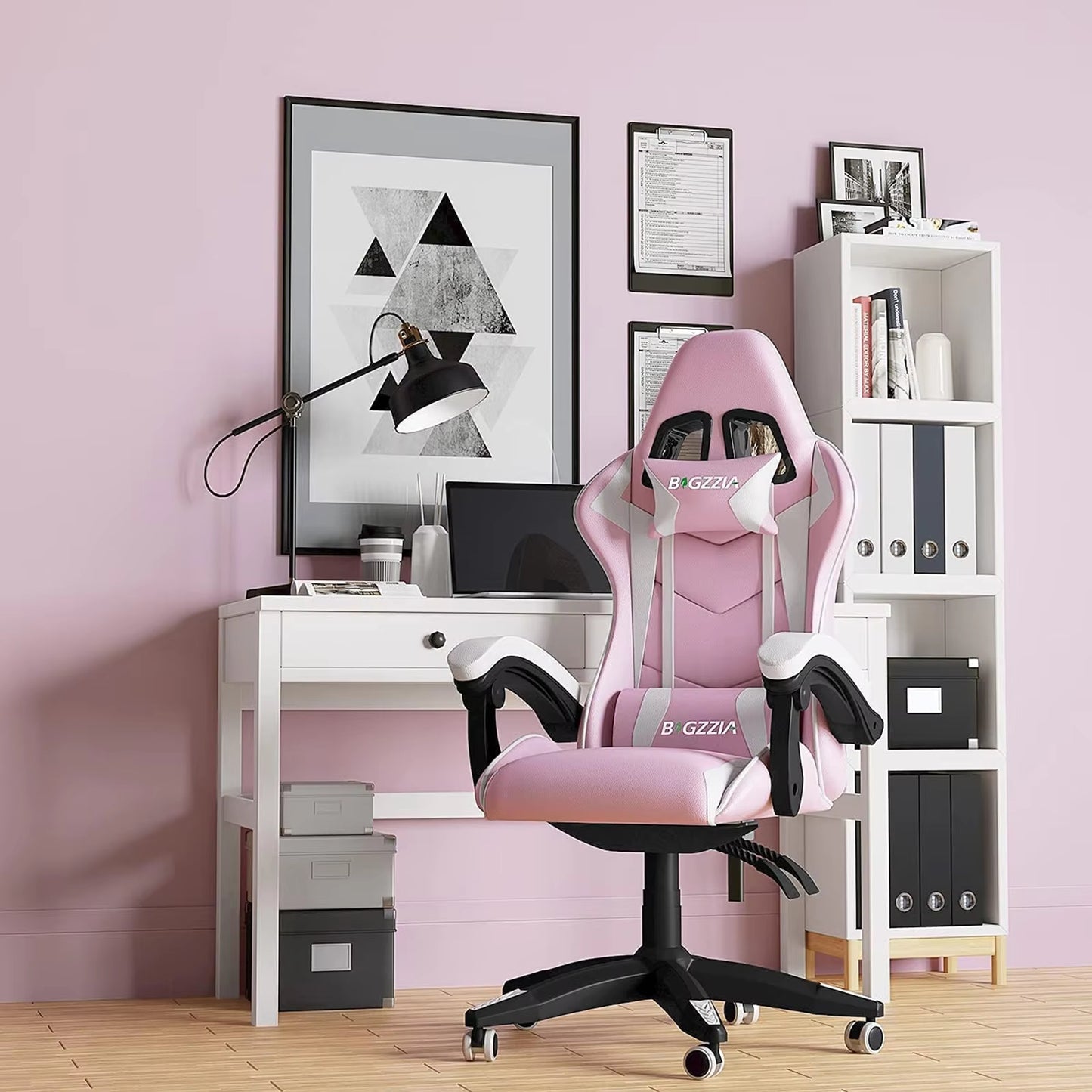 Revolutionary Ergonomic Gaming Chair with Lumbar Support & Headrest - Ideal for Gamers and Office Professionals!