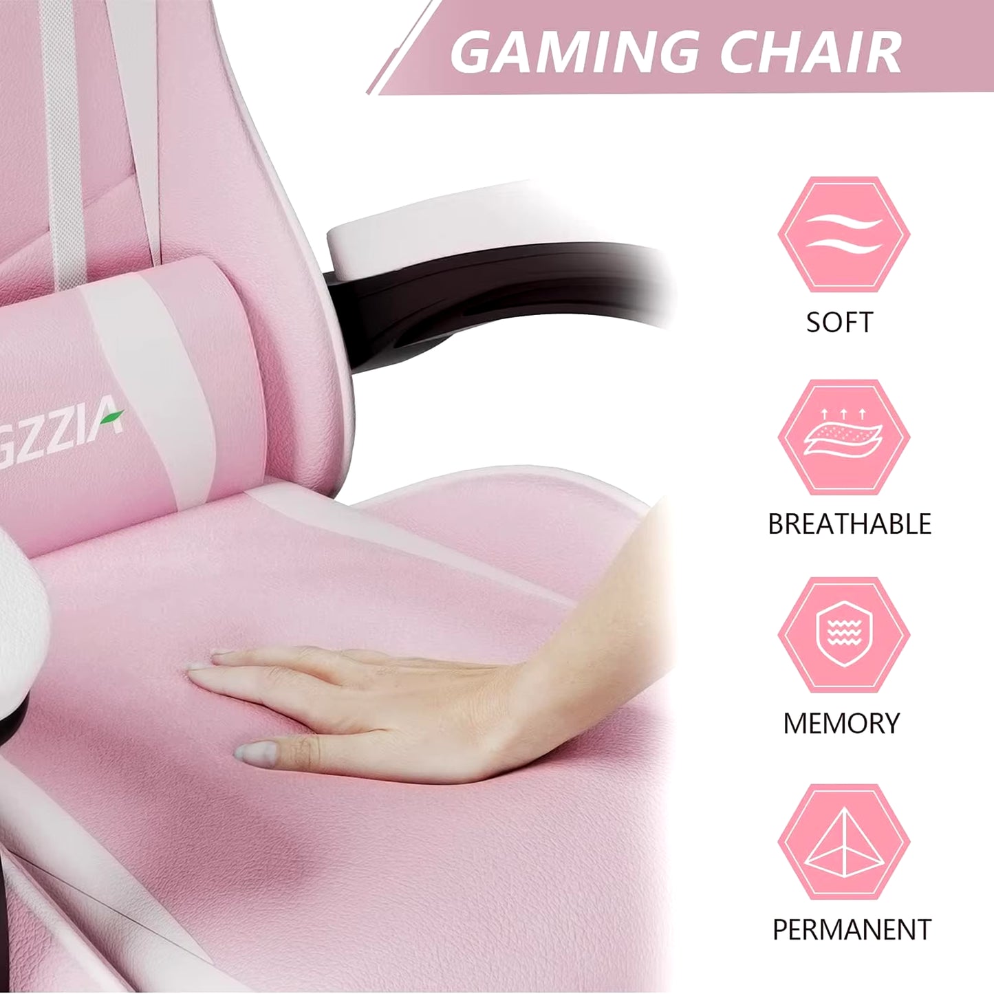 Revolutionary Ergonomic Gaming Chair with Lumbar Support & Headrest - Ideal for Gamers and Office Professionals!