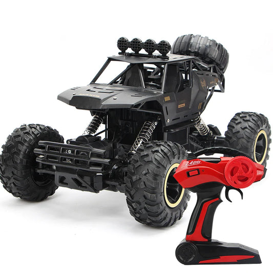 4WD Remote Control Off-Road RC Car with LED Lights - Perfect Gift for Boys and Kids!