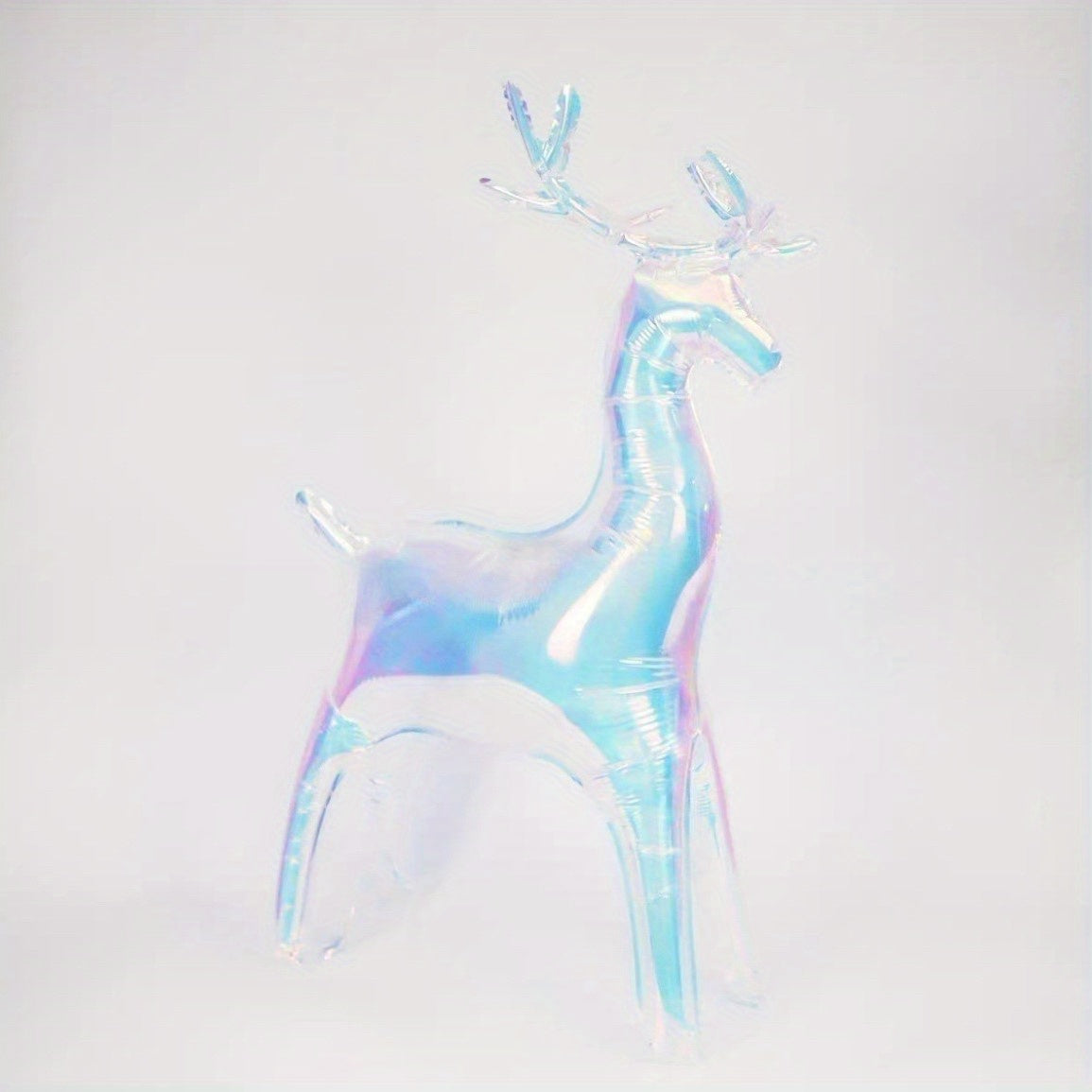 2pcs Extra Tall 94cm Self-Standing Inflatable Reindeer Decorations with Glowing Antlers