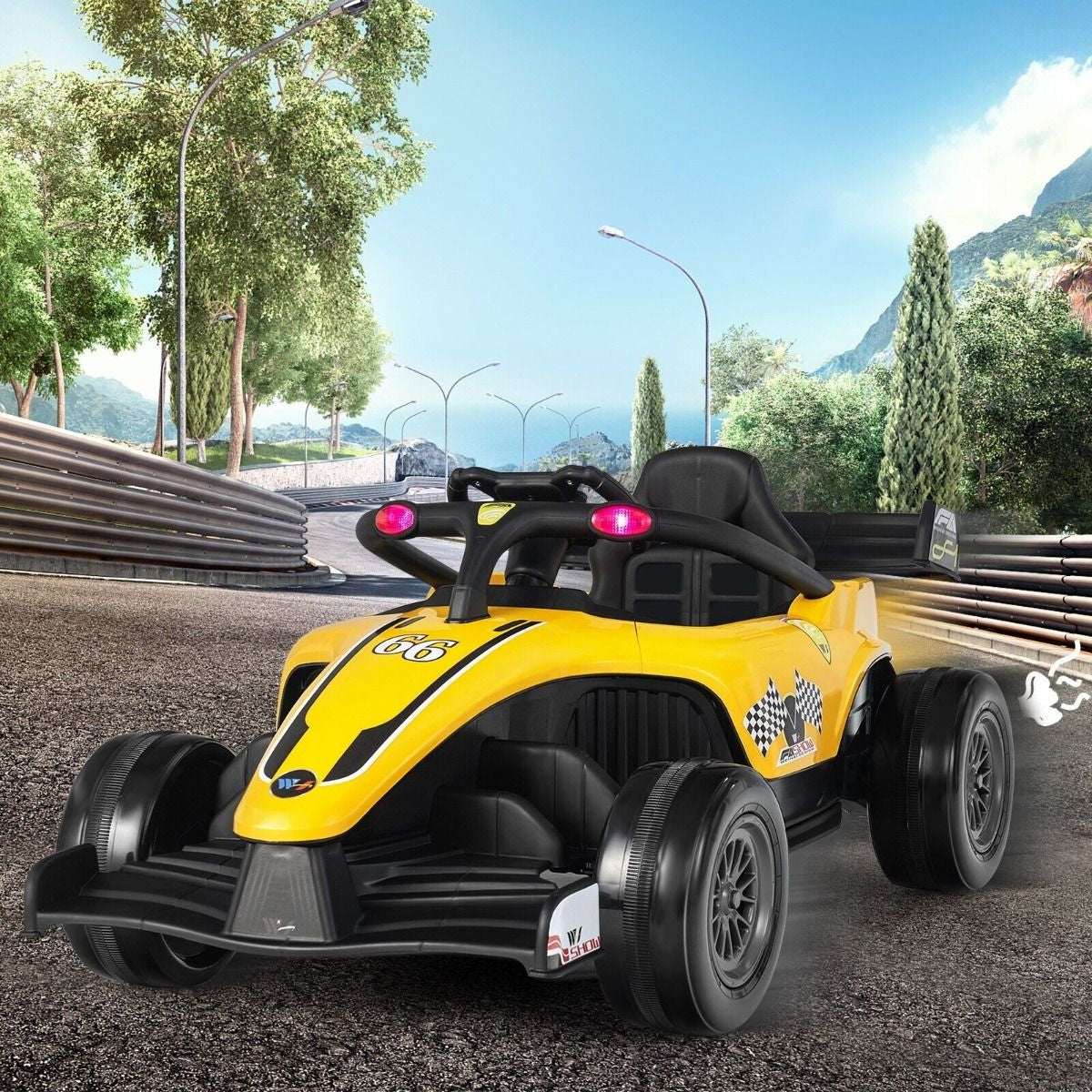 12V Battery Powered Kids Ride on Car with Remote Control and MP3 Music