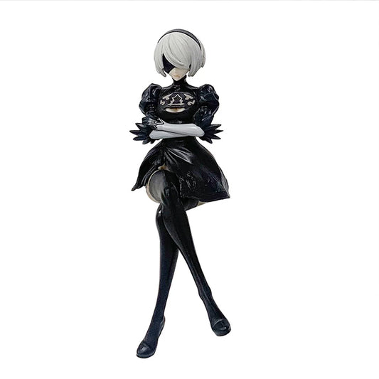 15CM Nier: Automata Yorha No. 2 Type B PVC Action Figure - Must-Have Collectible for Anime Fans!