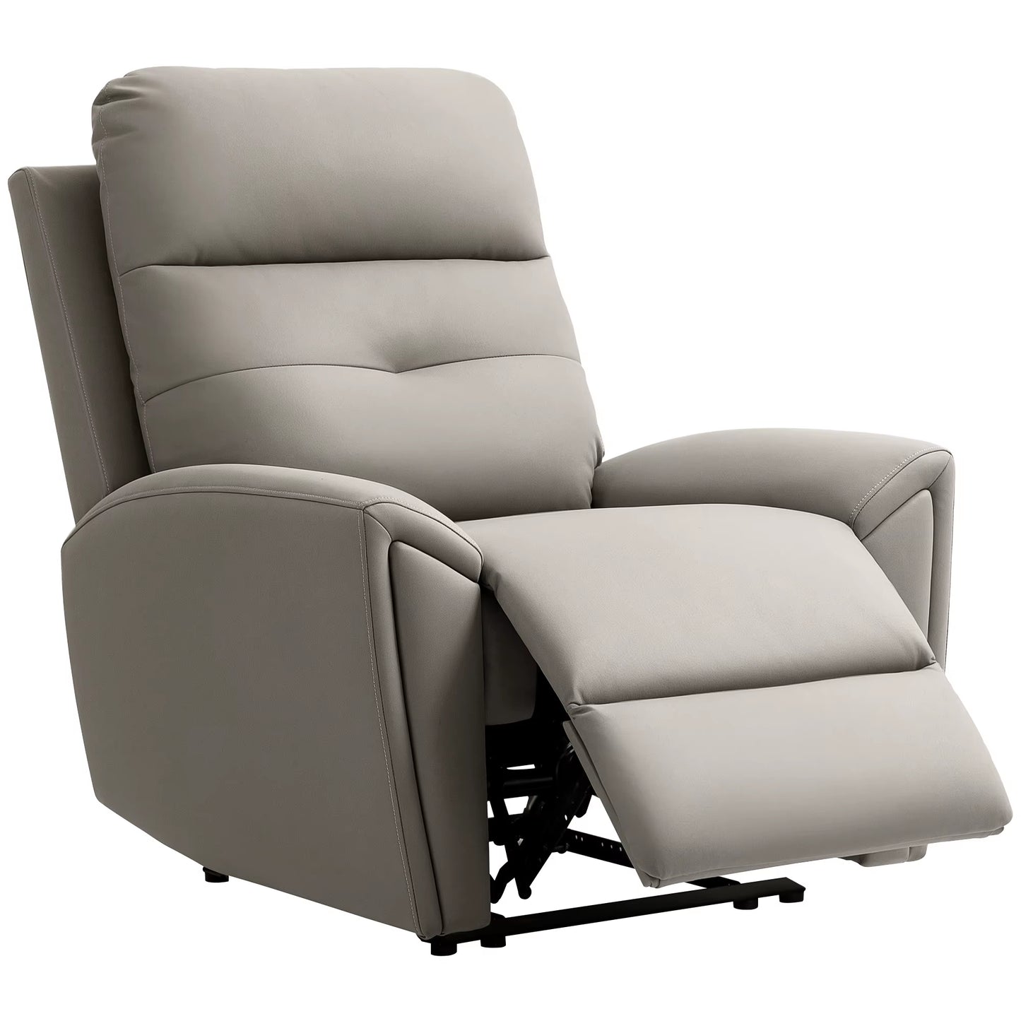 Recliner Armchair, Manual Reclining Chair for Living Room, Grey
