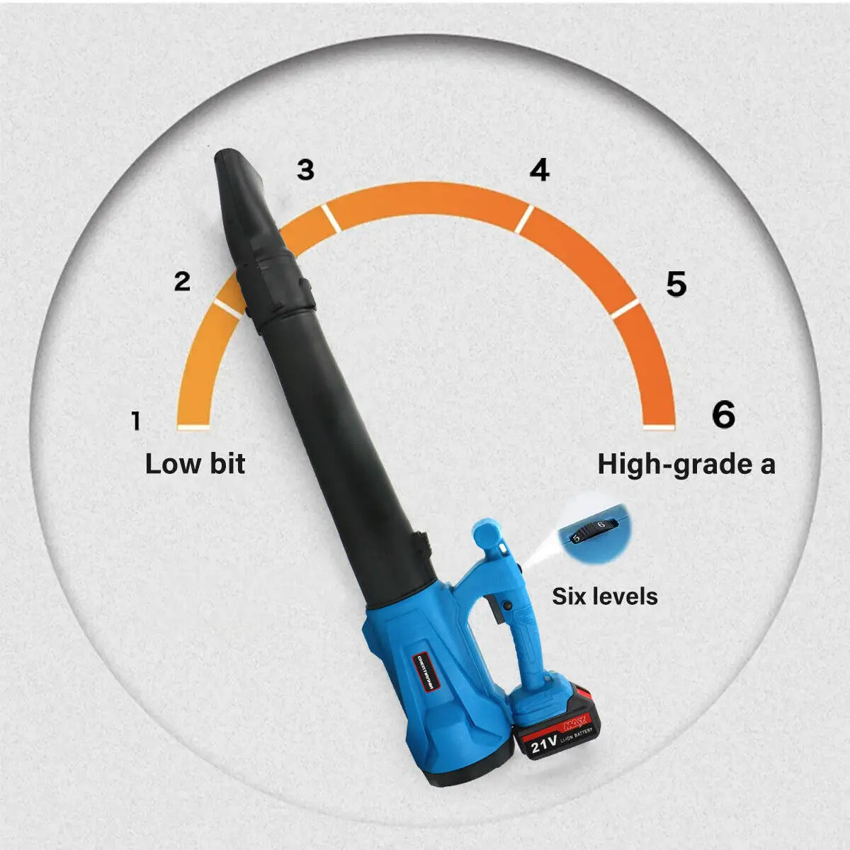 2-in-1 Cordless Electric Leaf Blower and Vacuum Cleaner for Outdoor and Garage Use