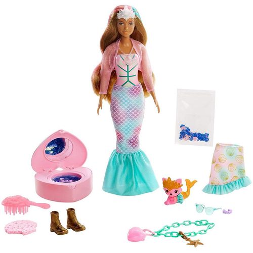 Barbie Colour Reveal Mermaid Surprise Set: 25 Magic Accessories & Transformations!