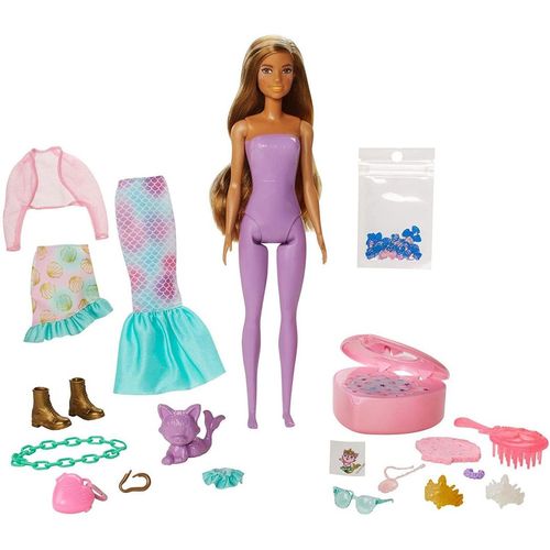 Barbie Colour Reveal Mermaid Surprise Set: 25 Magic Accessories & Transformations!