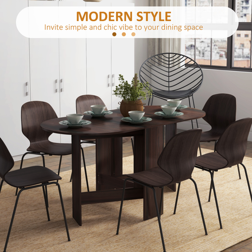 Drop Leaf Oval Kitchen Table - Perfect for Cozy Dining Spaces