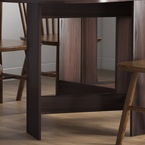 Drop Leaf Oval Kitchen Table - Perfect for Cozy Dining Spaces
