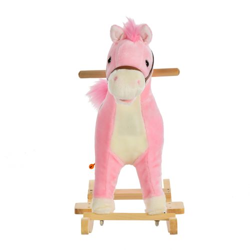 Plush Rocking Horse with Interactive Sounds - Safe Fun for Toddlers 18-36 Months