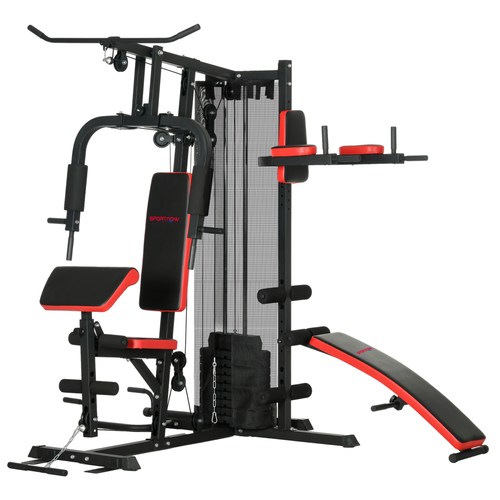 Versatile Multi Gym Fitness Station: 10+ Workouts for Ultimate Home Training!