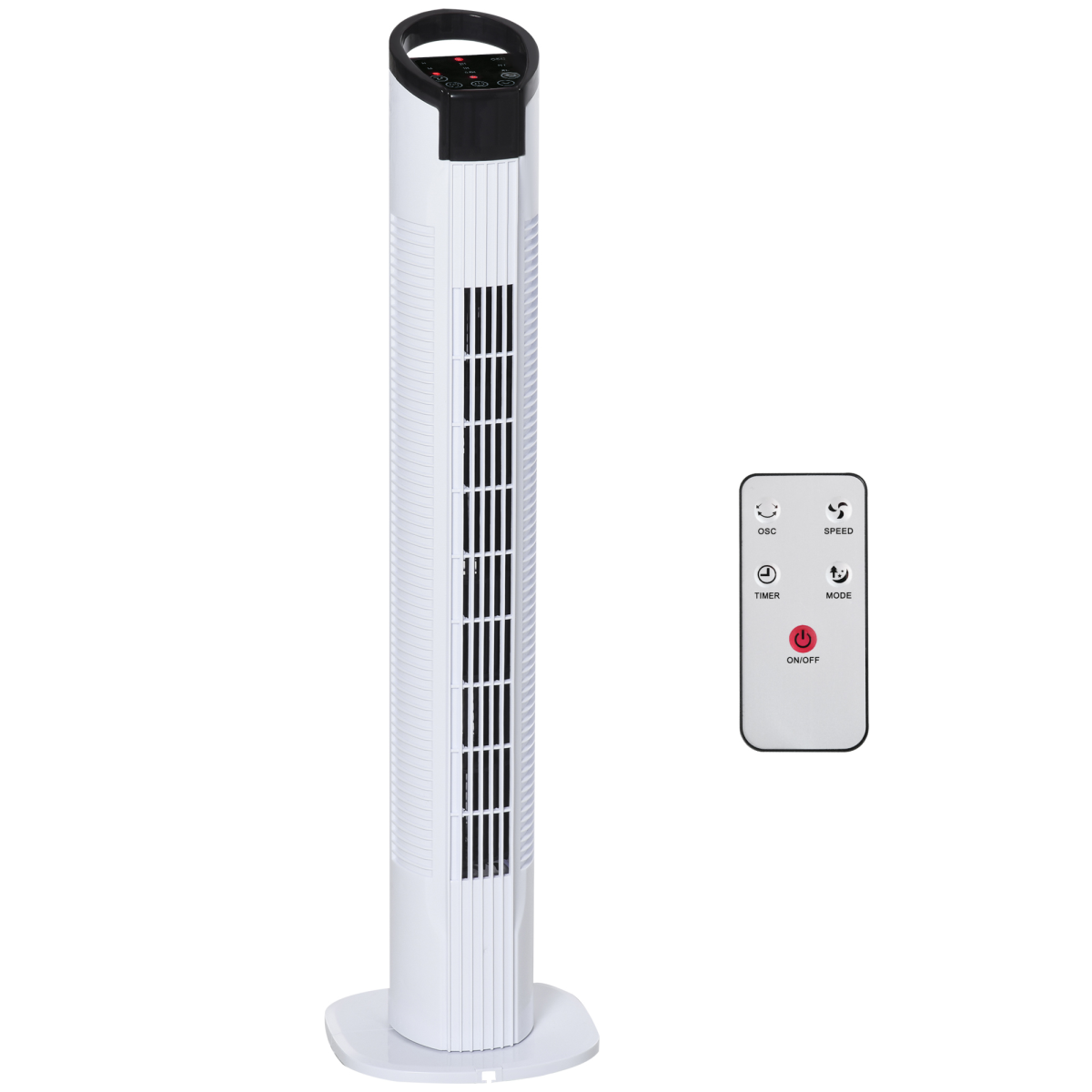 Chillmaster Controller ChillMaster Tower Fan with 3 Speeds & Remote Control– 1shopstop