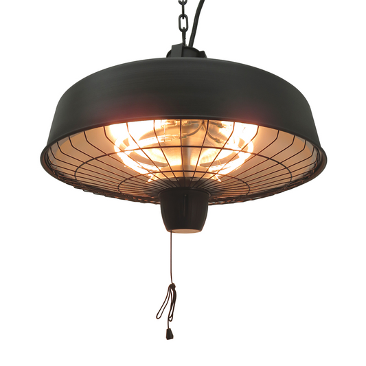 Versatile Hanging Infrared Heater: 1000/2500W Halogen Light for Year-Round Comfort