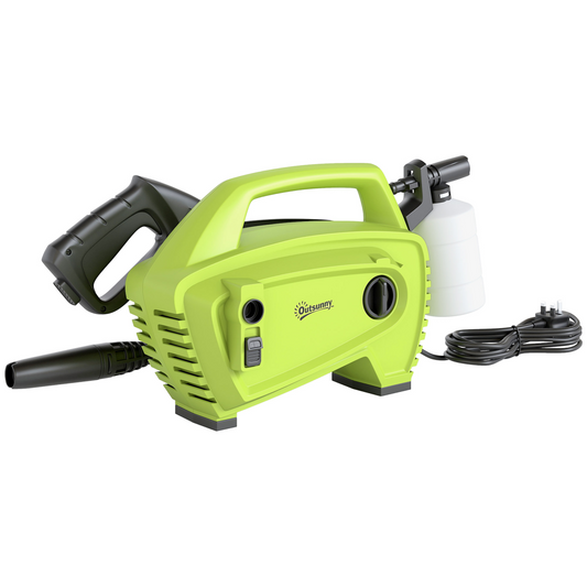 1600W Portable Pressure Washer - 130 Bar Power, 6m Hose, Ultimate Cleaning