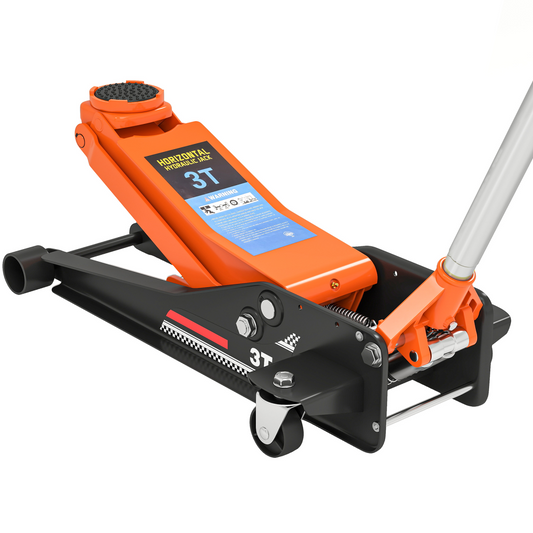3 Ton Low Profile Hydraulic Trolley Jack - Lifts 7.5-50.5 cm!