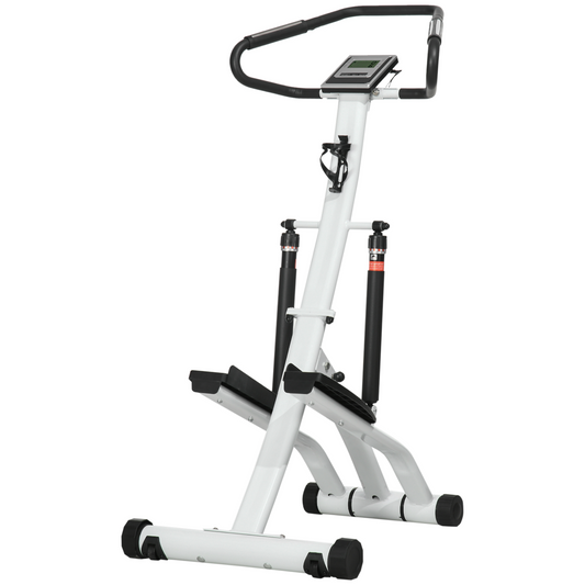 SPORTNOW Foldable Stepper: 12-Level Resistance, LCD Monitor, Ultimate Workout!