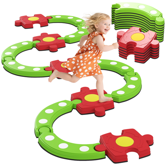 AIYAPLAY Stepping Stones Balance Beam for Kids - Indoor/Outdoor Sensory Toy