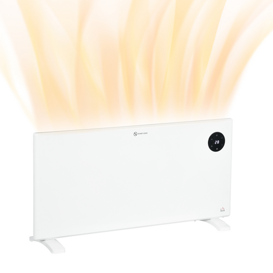 2000W Slim Electric Convector Heater with LED Display & Remote