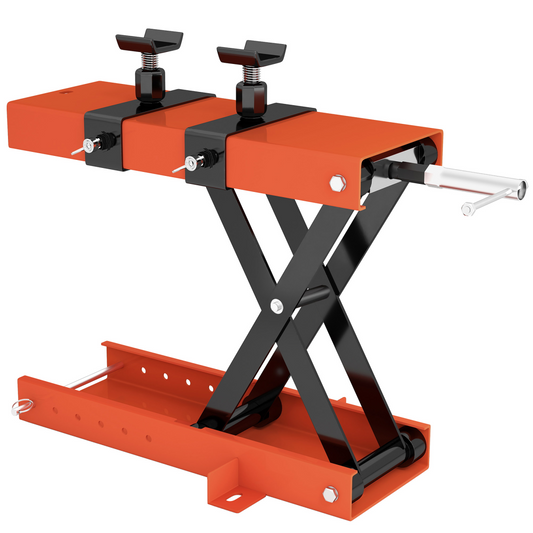 500kg Heavy-Duty Motorcycle Scissor Lift Jack - Effortless & Secure
