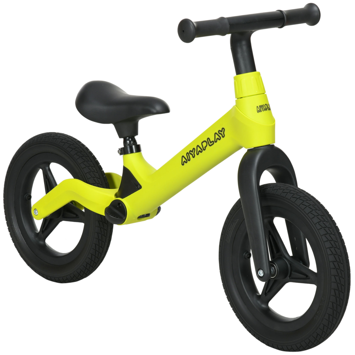Green Adjustable Baby Balance Bike - Seat & Handlebar, 2-6 Years