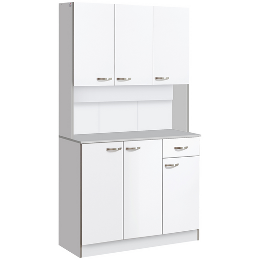 Modern Freestanding Kitchen Cupboard - Versatile Storage & Style