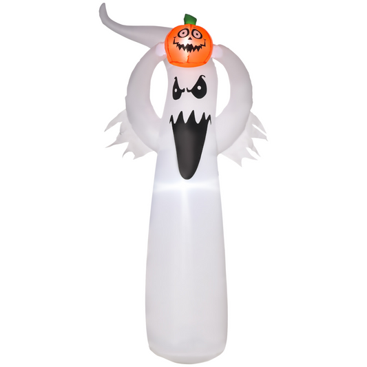 6FT LED Halloween Inflatable: Floating Ghost & Pumpkin Outdoor Decor