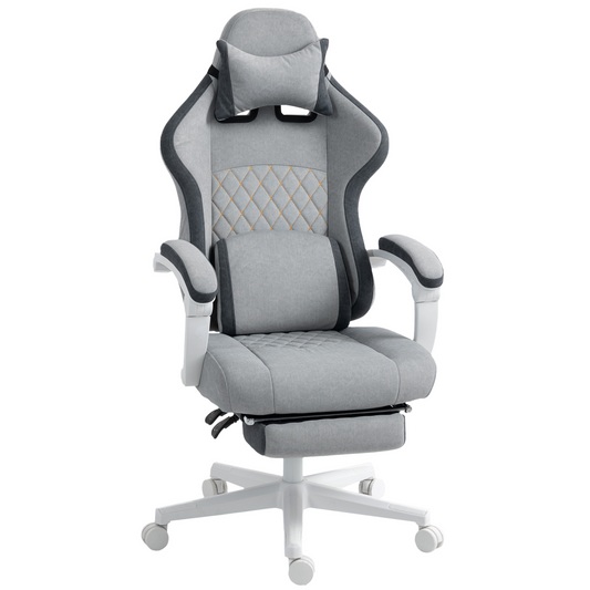Elegant Grey Velvet Recliner Chair with Adjustable Height for Ultimate Comfort
