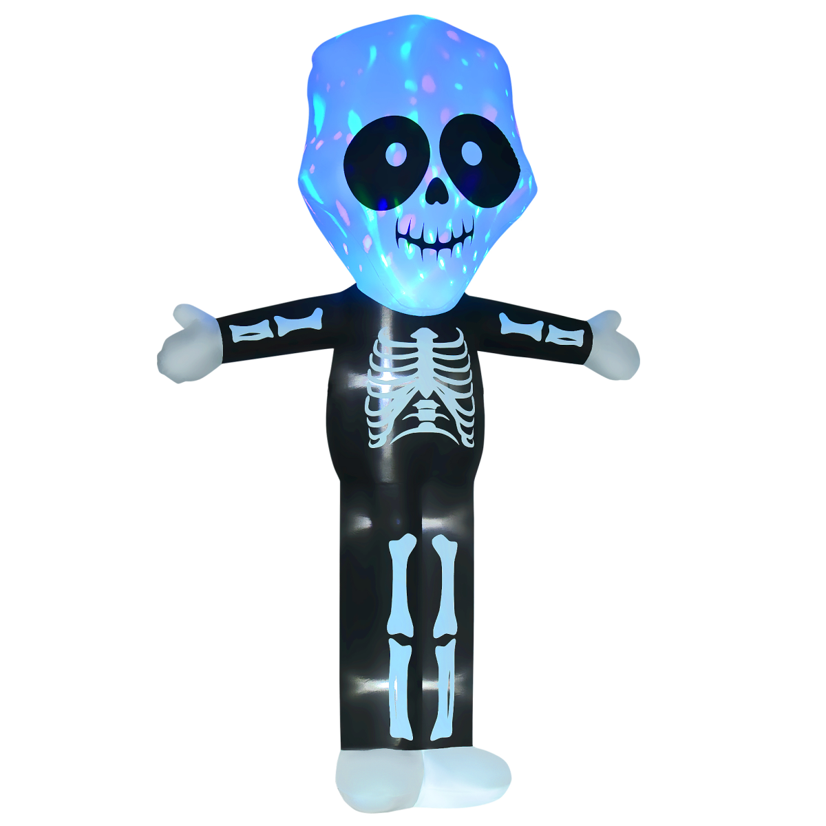 3m Halloween Inflatable Skeleton Ghost with LED Lights