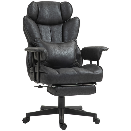 Ergonomic Office Chair with Reclining Back & Footrest - Ultimate Comfort!