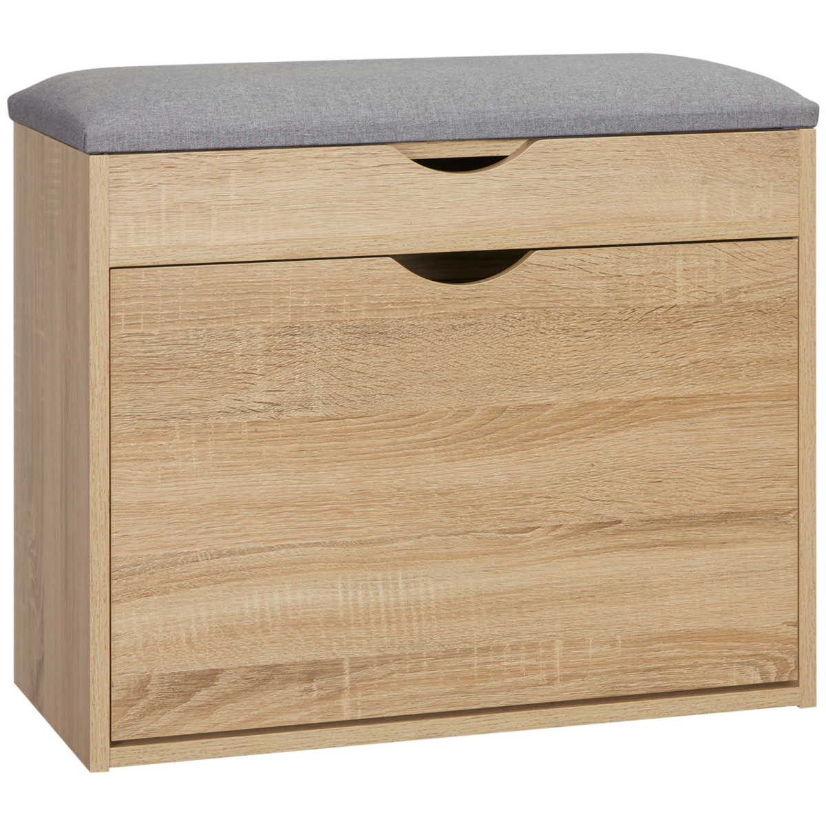Stylish Shoe Bench with Cushion & Storage - Perfect for Entryways!