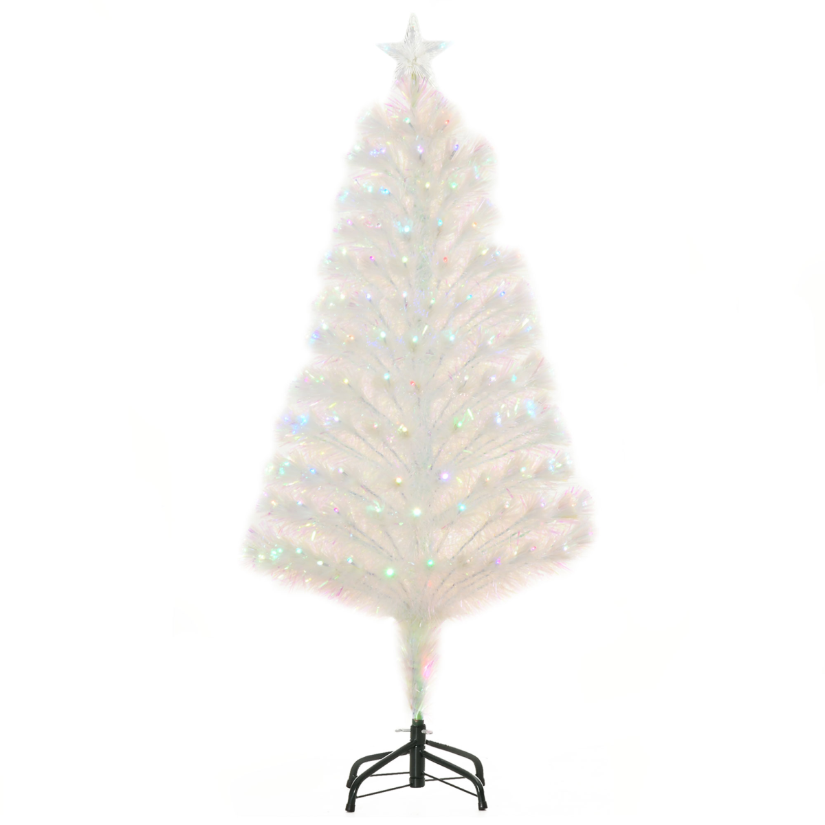 4ft Prelit Fiber Optic LED Christmas Tree with White Lights