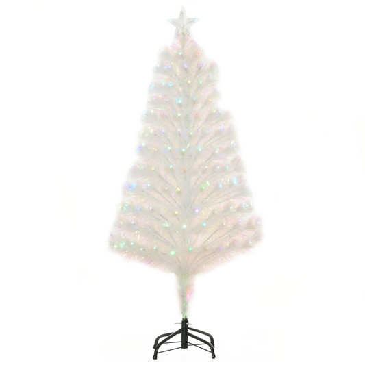 4ft Prelit Fiber Optic LED Christmas Tree with White Lights