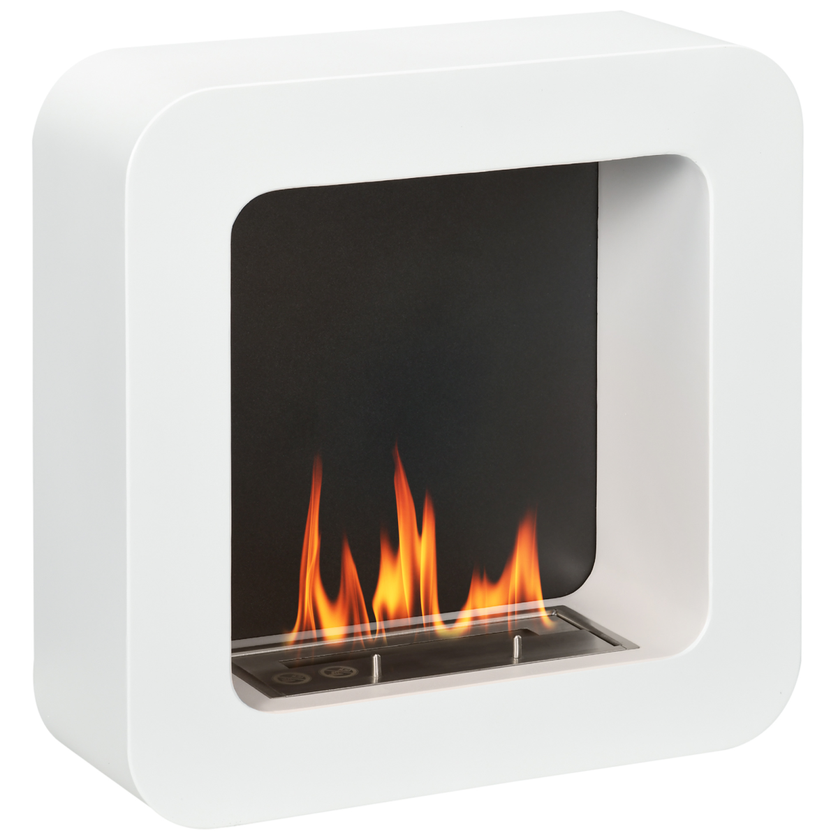Stylish Wall-Mounted Ethanol Fireplace: Modern Heat with Minimal Hassle