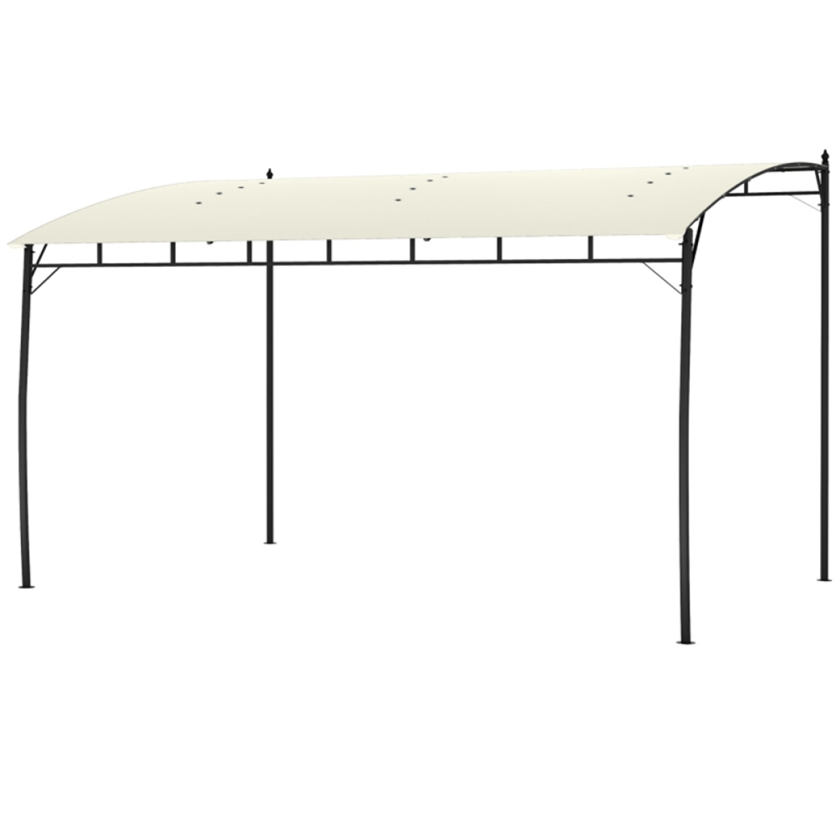 Stylish Cream White Patio Gazebo with UV Protection & Durable Steel Frame