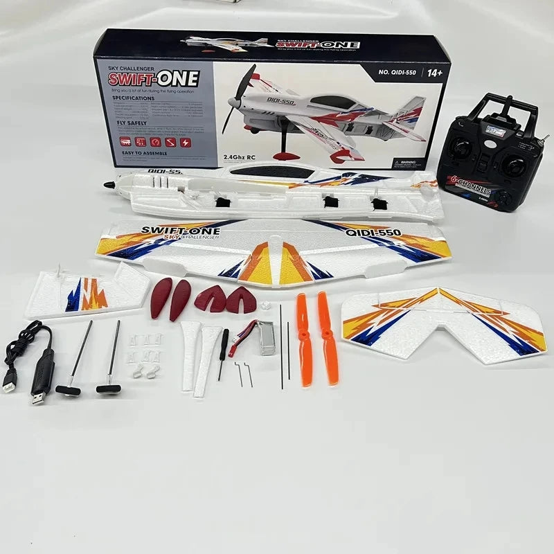QIDI-550 6Ch 3D 500mm Wingspan Brushless RC plane