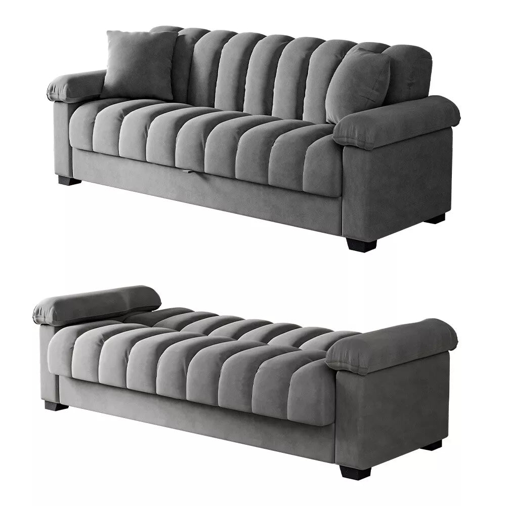 Grey Comfort Sleeper Sofa Bed