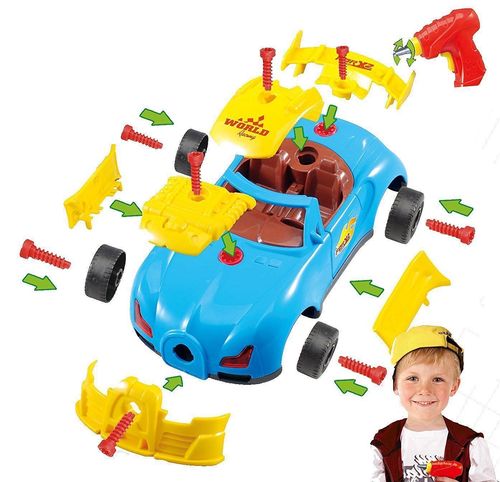 Rev Up Imagination: SOKA Take Apart Racing Car STEM Kit for Budding Engineers!