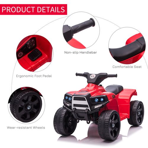 Thrilling Black 6V Electric ATV for Kids - Ride On Fun for Toddlers 18-36 Months!