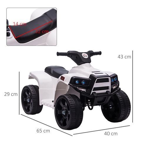 Electric Kids ATV Fun Ride-On Car for Toddlers 18-36 Months - Black