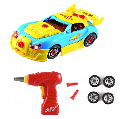 Rev Up Imagination: SOKA Take Apart Racing Car STEM Kit for Budding Engineers!