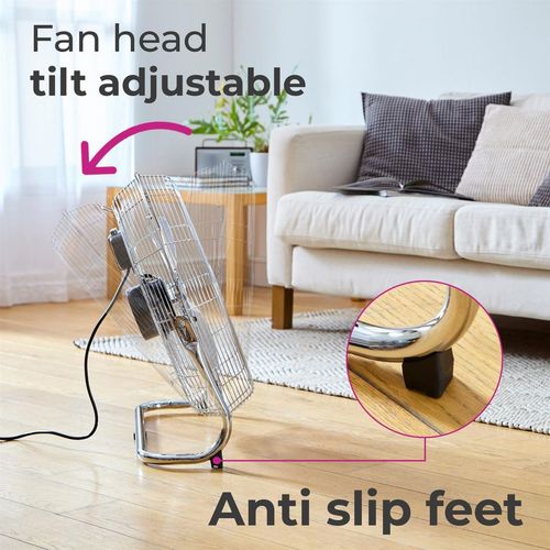 Neo Chrome 20-Inch High Velocity Freestanding Fan