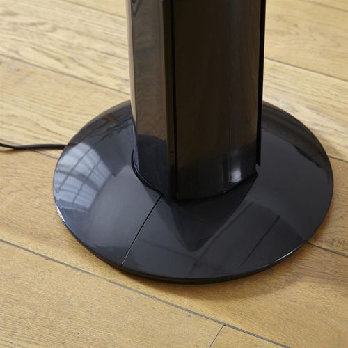 Neo 46" Black Tower Fan - Remote Control, LCD Display, 3 Speeds & 7.5-Hour Timer