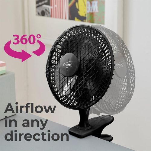 Neo Mini Clip & Base Mount Desk Fan