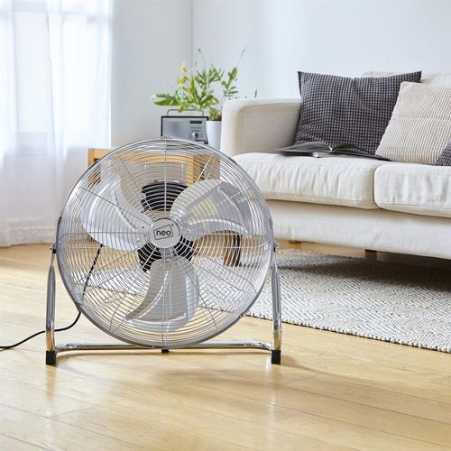 Neo Chrome 20-Inch High Velocity Freestanding Fan