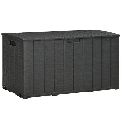 Ultimate 366L Rolling Outdoor Storage Box - Durable & Easy-Move Design