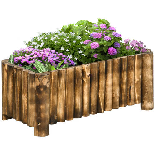 All-Weather Fir Wood Raised Garden Bed